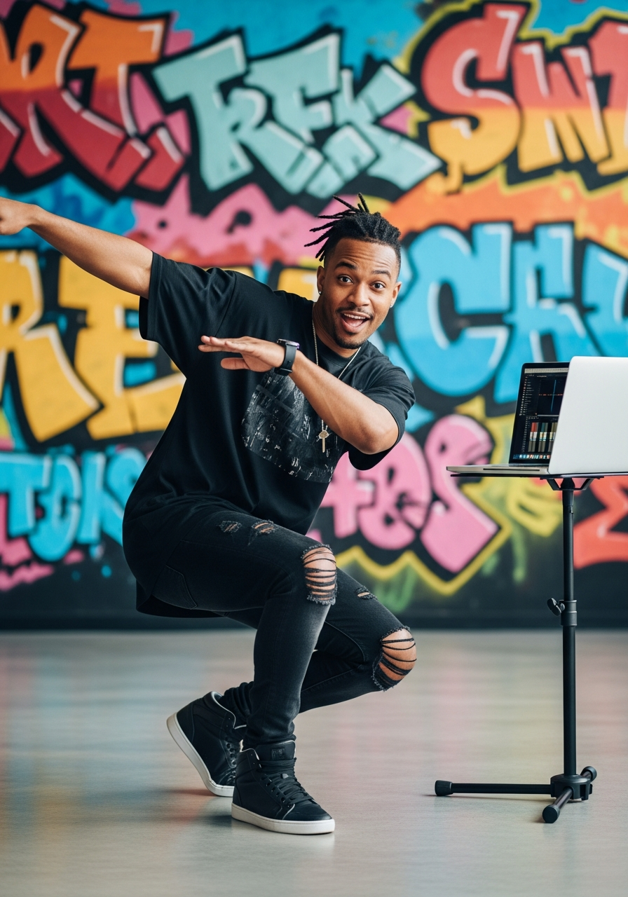 Тренер демонстрирует технику