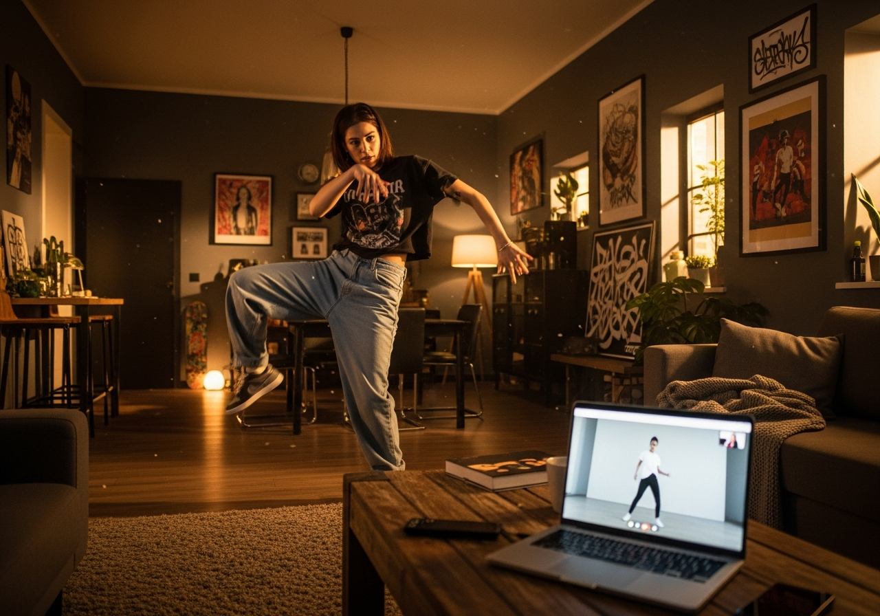 Онлайн хип-хоп занятие